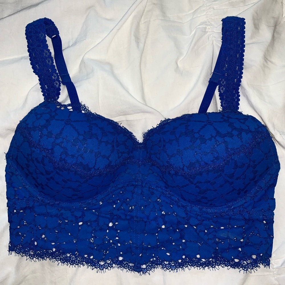 VS Pink lace push up bralette